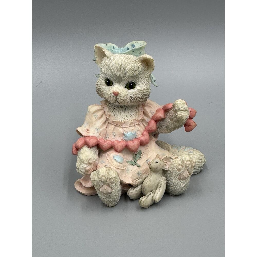 1992 Calico Kittens A Good‎ Friend Warms The Heart Figurine #627984 No Box 3.25”
